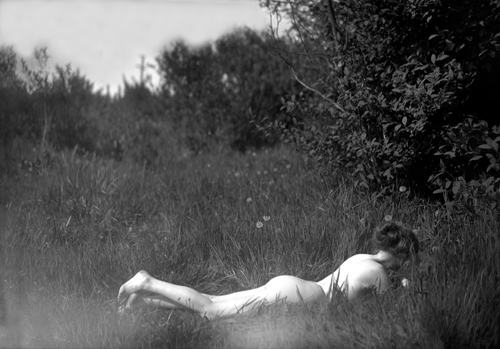 Imogen Cunningham, [italics]Self-portrait[/italics], 1906.