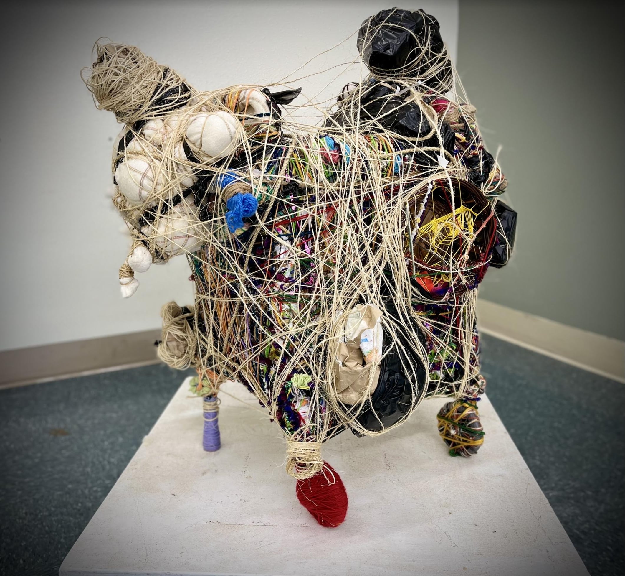 "Walker after Judith Scott," 2023, Mixed media, Courtesy of Living Studios (Cornerstone Associates, Inc), Corvallis, Oregon