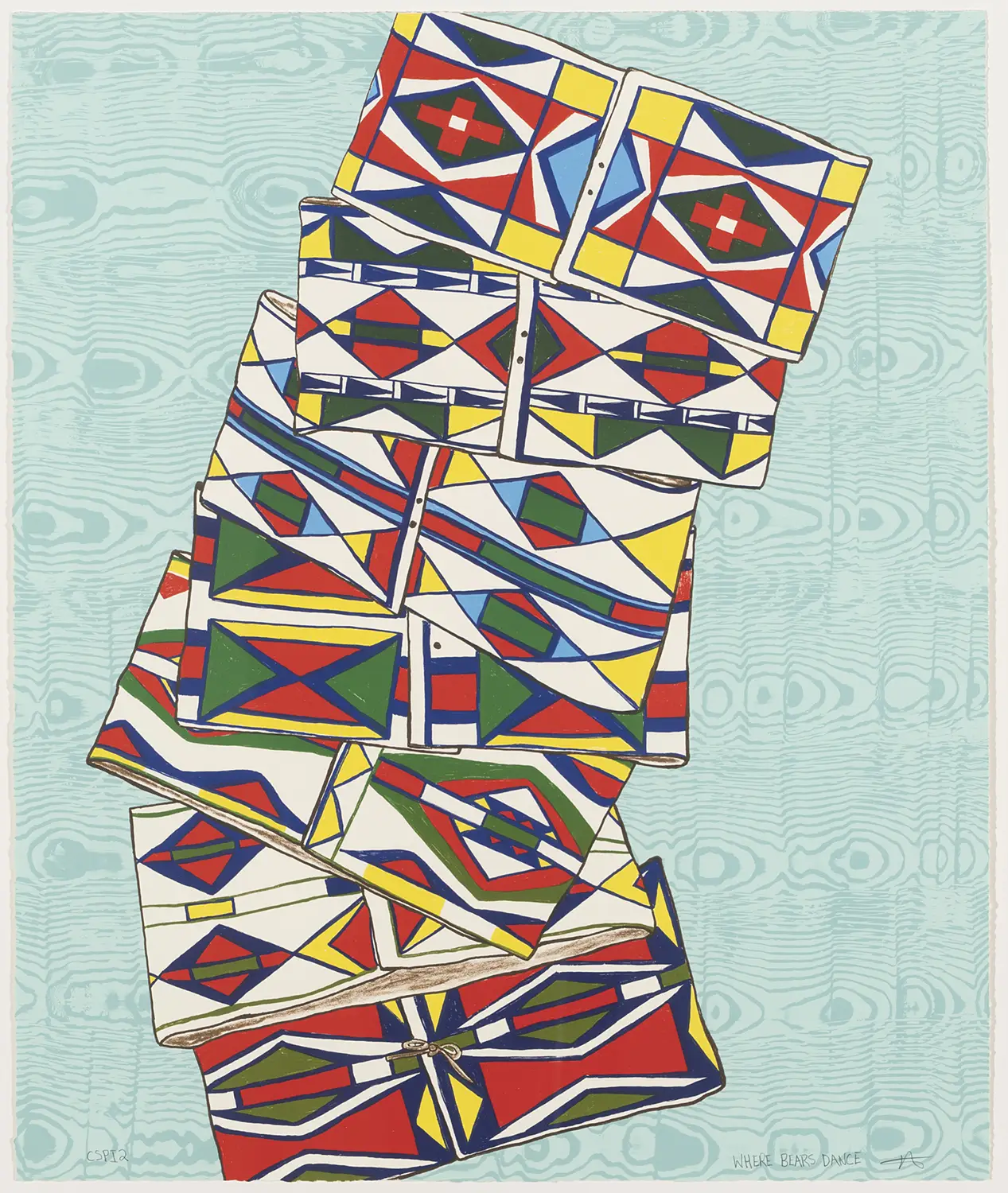 Wendy Red Star (Apsáalooke, born 1981), Where Bears Dance, 2024