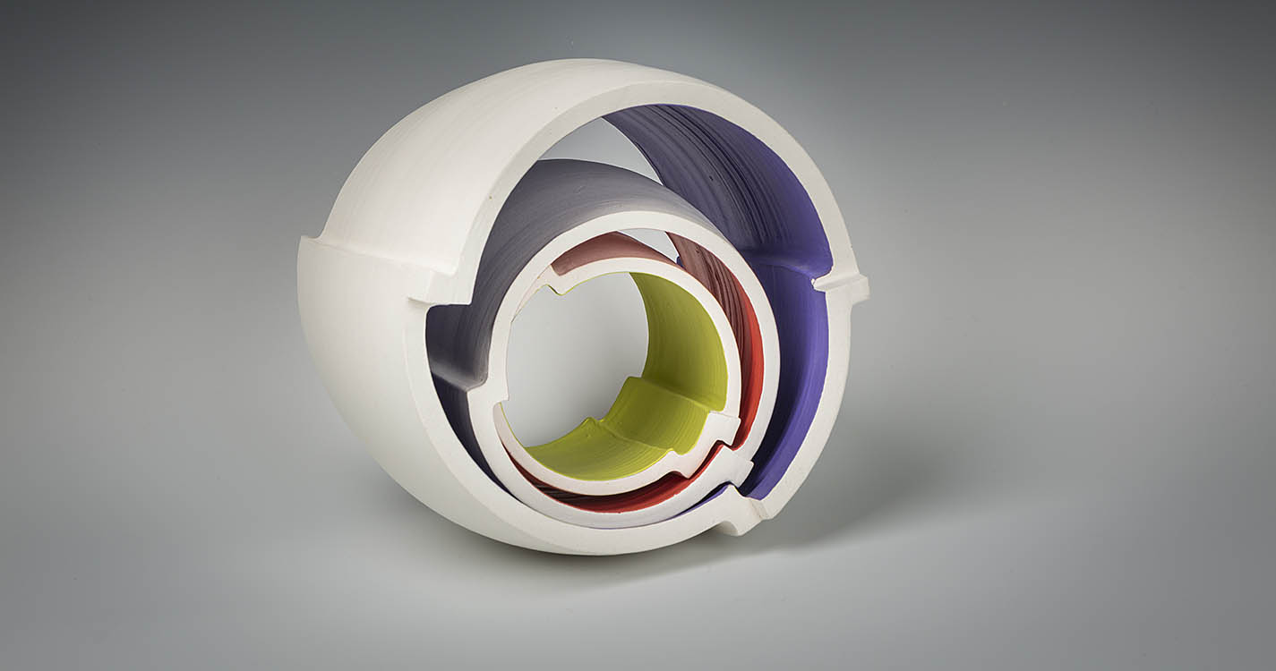 Anne Hirondelle (American, born 1944), Tumble I, 2015, stoneware and paint