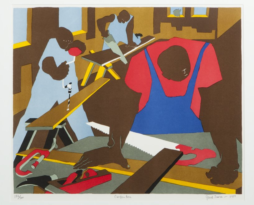 Carpenters, Jacob Lawrence (1917-2000)