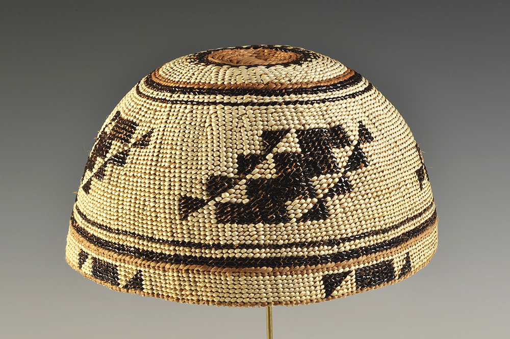 Alfred (Bud) Lane III (Siletz, b. 1957), Basket cap (xee-tr’at), 2001