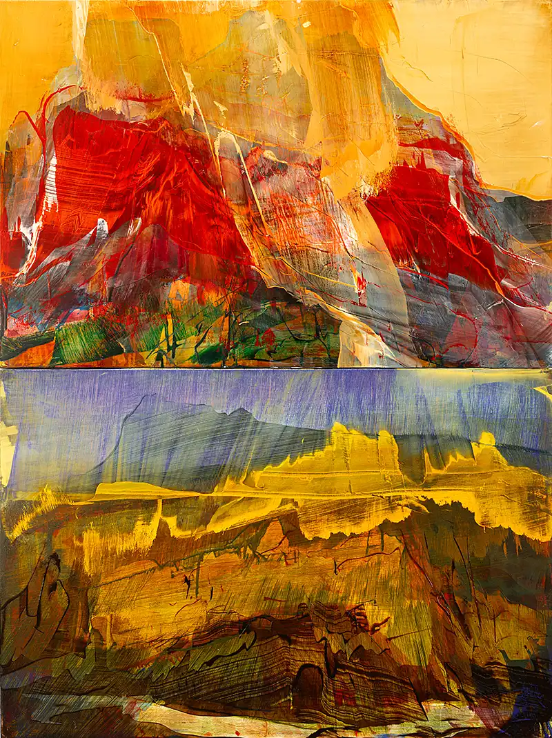 Painting: Now or Never More Than Ever IV by James Lavadour